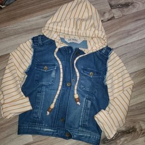Girls 8 Jak & Peppar Angel Wings Jean Jacket